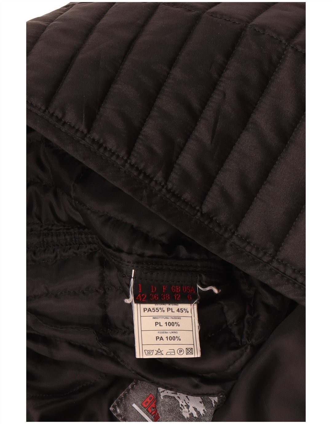 Chateu Beau Cedre Γυναικείο Καπιτονέ Gilet UK 12 Μεσαίο Μαύρο Πολυαμίδιο