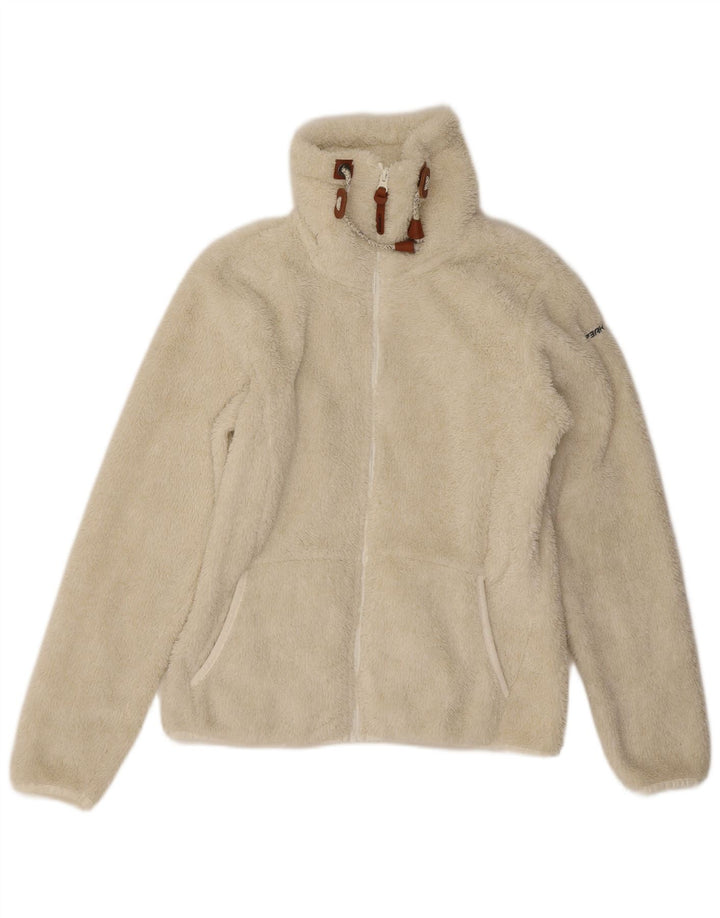 Icepeak Γυναικείο Fleece Jacket UK 16 Large Off White Polyester