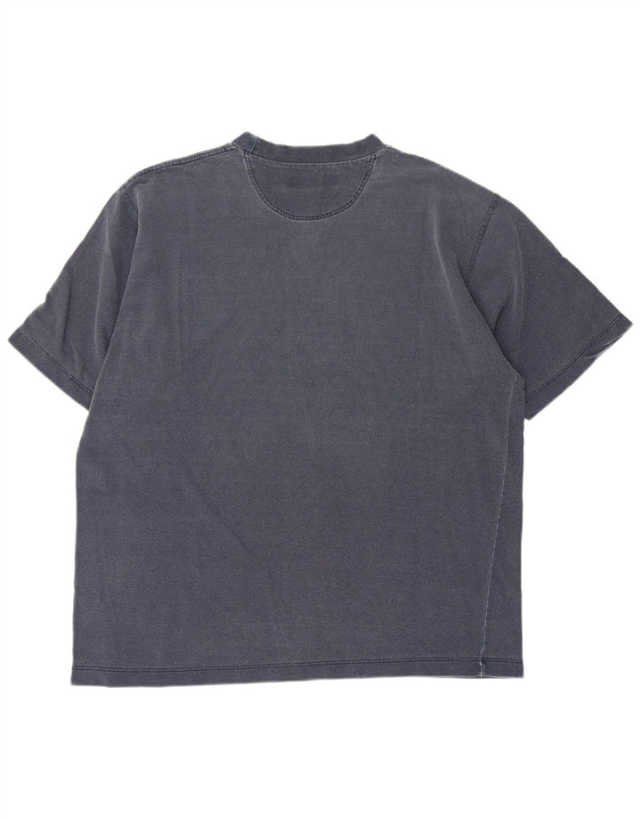 Peter Hadley Ανδρικό γραφικό T-Shirt Top XL Navy Blue Cotton