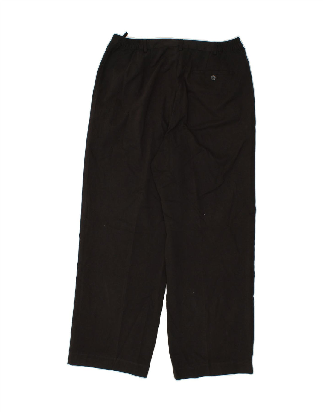 IZOD Womens Straight Suit Trousers US 12 Large W32 L28 Black Polyester Vintage Izod and Second-Hand Izod from Messina Hembry 
