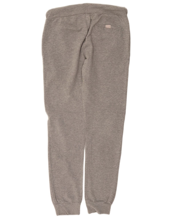 Ellesse Mens Graphic Tracksuit Trousers Joggers Medium Grey Flecked Cotton