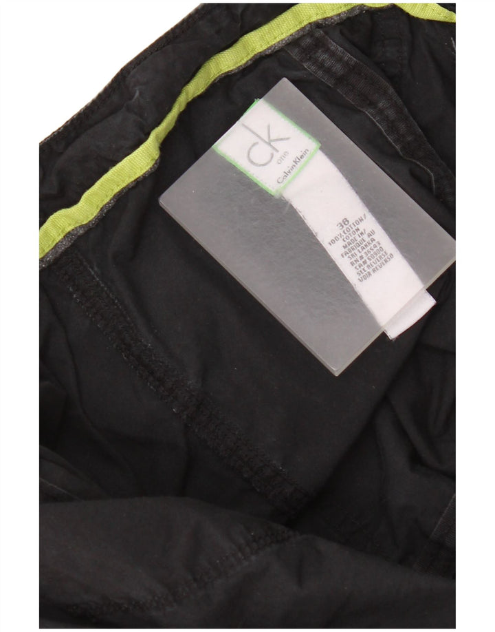 Ανδρικό σορτς Cargo Calvin Klein W36 μεγάλο μαύρο βαμβακερό