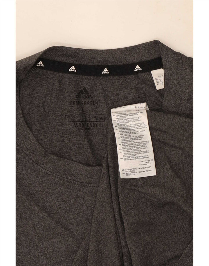 Adidas Ανδρικό T-Shirt Aeroready Top Large Grey Polyester