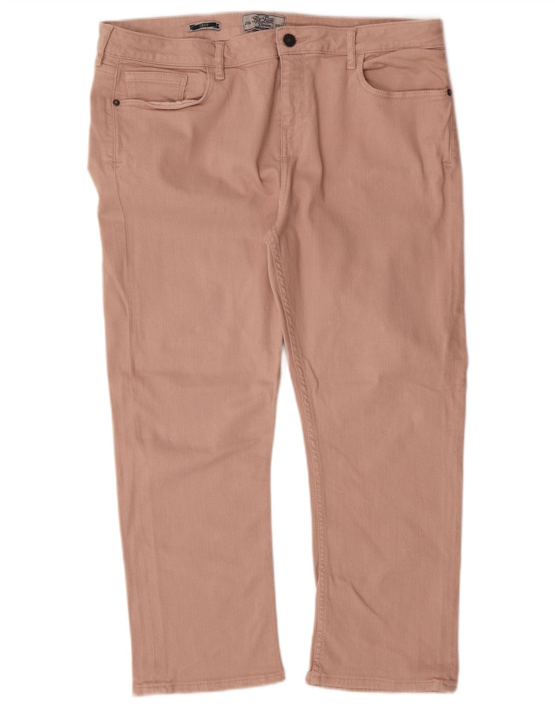 FAT FACE Γυναικείο Cropped Jeans UK 16 Large W34 L23 Pink Cotton