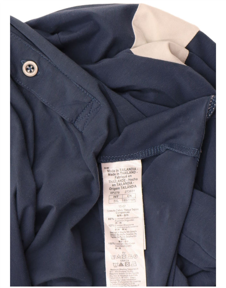 EMPORIO ARMANI Ανδρικό μπλουζάκι πόλο 3XL Μπλε χρώμα, βαμβακερό