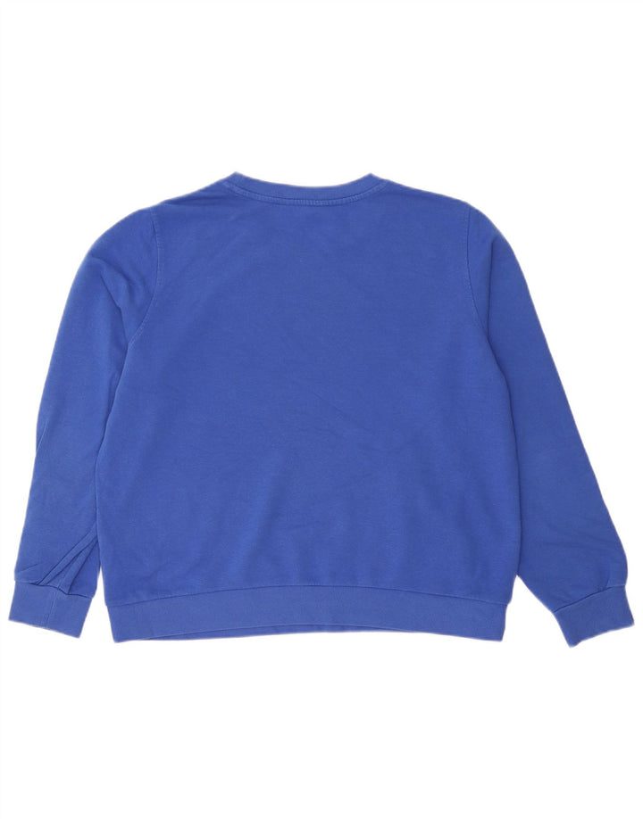 Marks & Spencer Γυναικεία μπλούζα μεγάλου μεγέθους Jumper UK 16 μεγάλο μπλε βαμβακερό