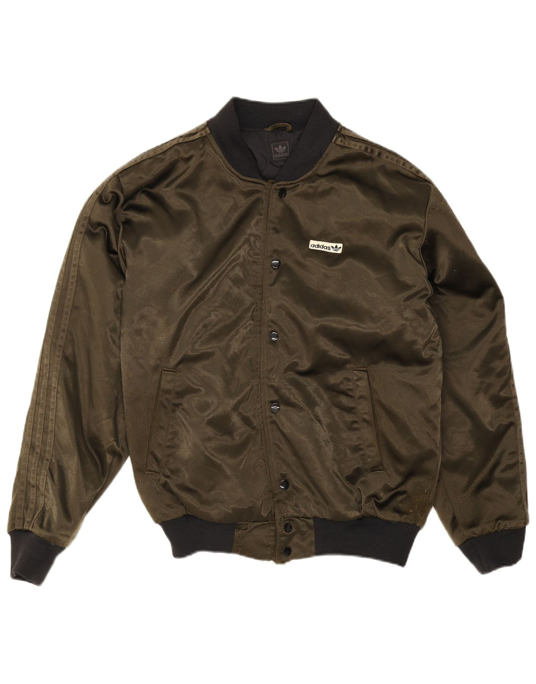 Ανδρικό μπουφάν Adidas Varsity UK 36 Small Khaki Polyamide