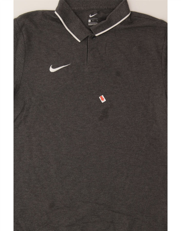 NIKE Mens Polo Shirt Large Grey Cotton Vintage Nike and Second-Hand Nike from Messina Hembry 