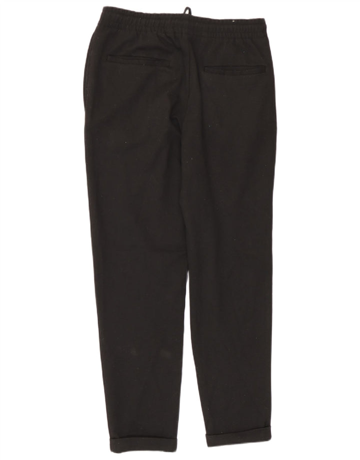 Zara Ανδρικό Casual Παντελόνι Small W30 L27 Μαύρο