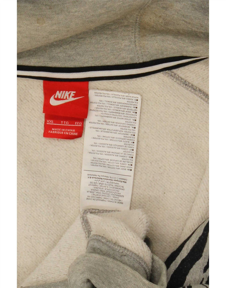 Nike Γυναικεία Oversized UK 20 2XL Γκρι Animal Print Βαμβάκι