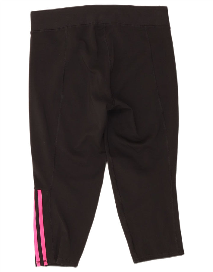 ADIDAS Γυναικεία φόρμα φόρμας Capri UK 16/18 Μεγάλο Μαύρο Πολυεστέρα