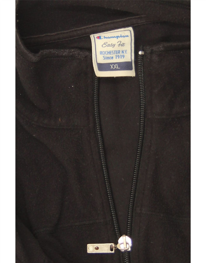 Champion Γυναικείο Fleece Jacket UK 20 2XL Μαύρο