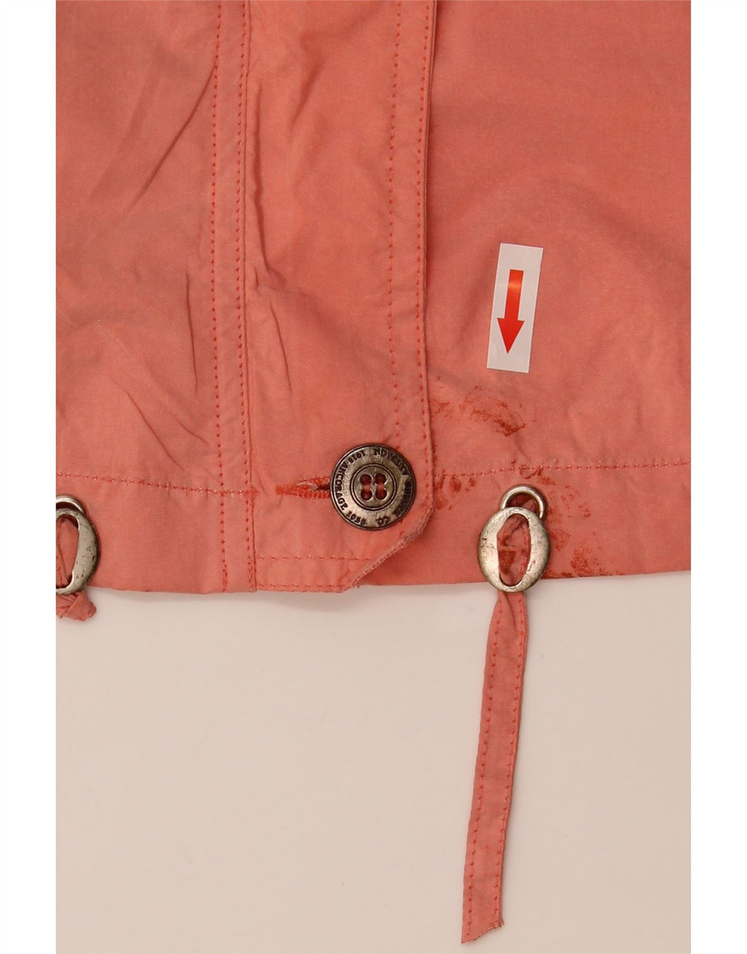 Twiddy Girls Hooded Rain Jacket 13-14 Years Pink Polyester