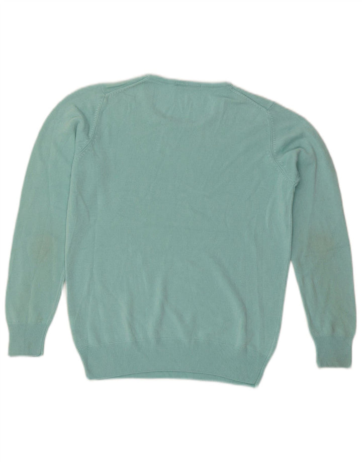 Marks & Spencer Γυναικείο πουλόβερ με λαιμόκοψη UK 10 Small Turquoise