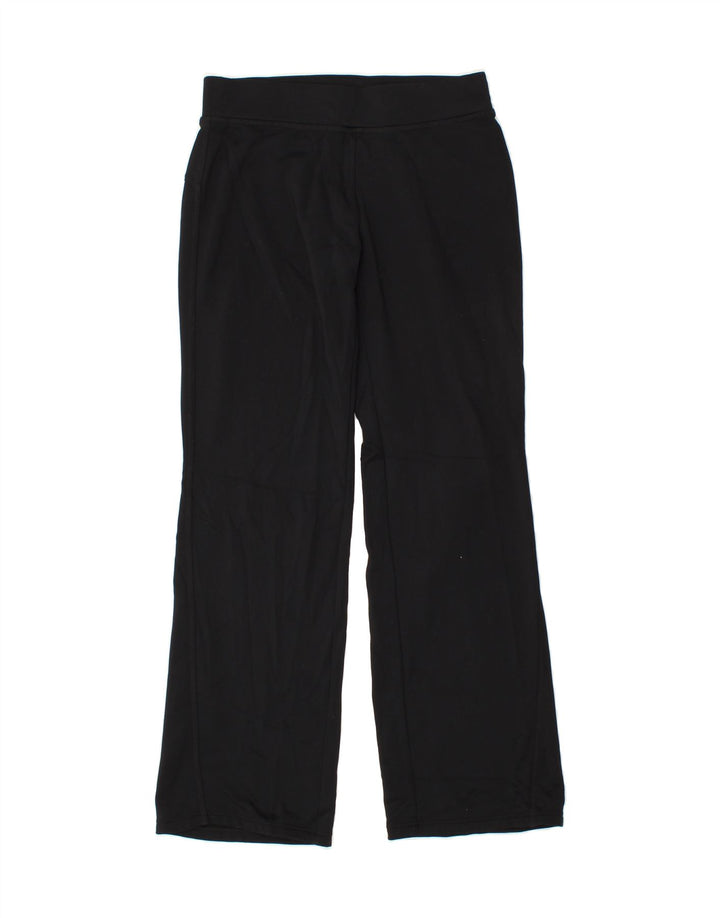 COLUMBIA Womens Tracksuit Trousers UK 14 Large  Black Polyester Vintage Columbia and Second-Hand Columbia from Messina Hembry 