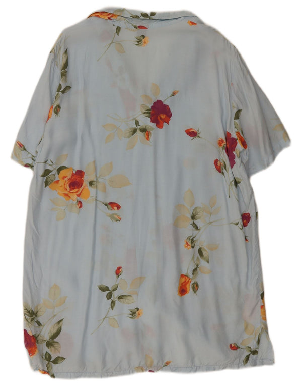 Colmar Γυναικείο κοντομάνικο πουκάμισο UK 18 XL Blue Floral
