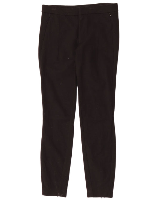 Zara Γυναικείο Skinny παντελόνι Chino Medium W28 L28 Μαύρο