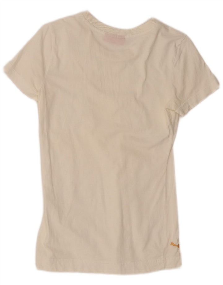 Puma Γυναικείο T-Shirt Top UK 10 Small White