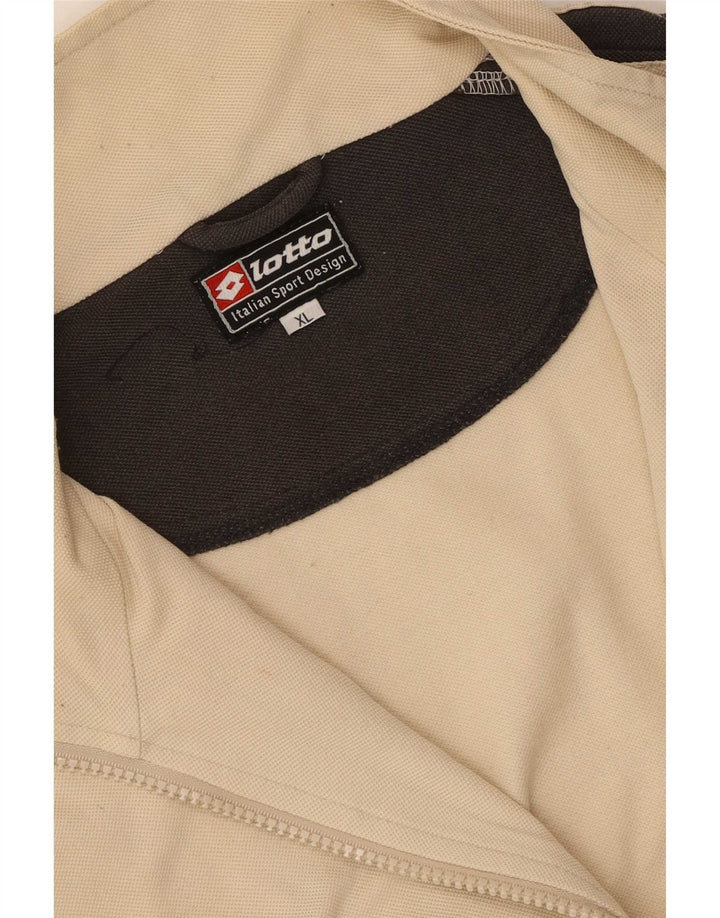 Ανδρική φόρμα Lotto Top Jacket XL Beige Colourblock