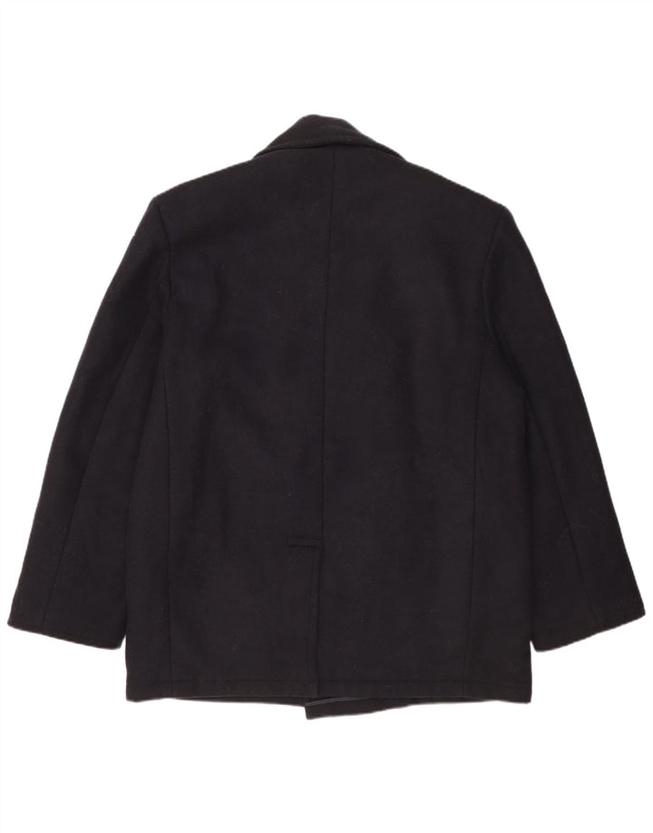 MFH Ανδρικό παλτό μπιζελιού UK 38 Medium Navy Blue Wool