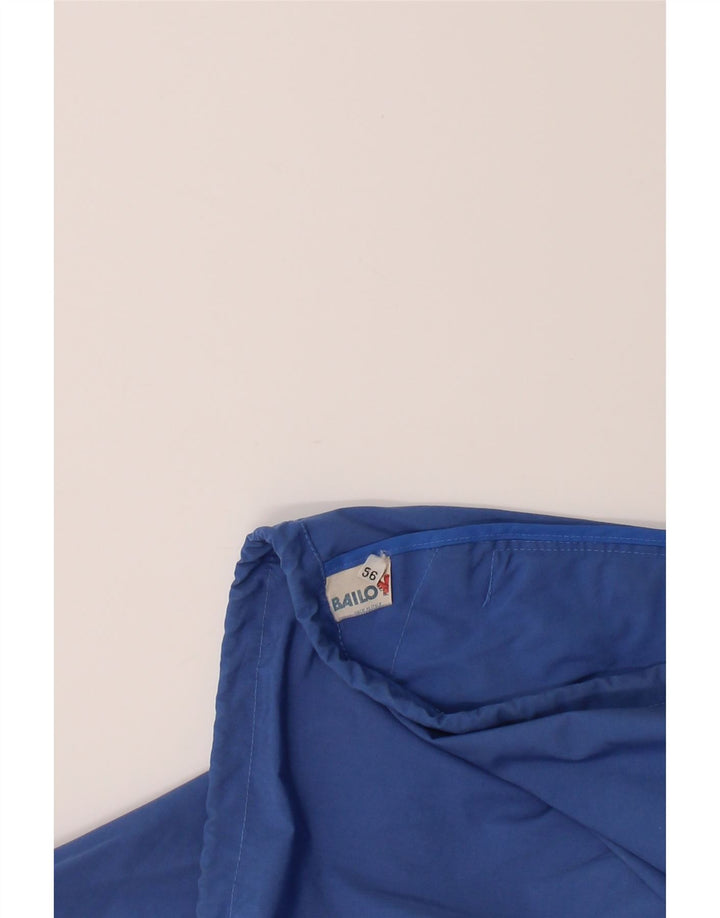 BAILO Mens Hooded Bomber Jacket IT 56 3XL Blue Polyester Vintage Bailo and Second-Hand Bailo from Messina Hembry 