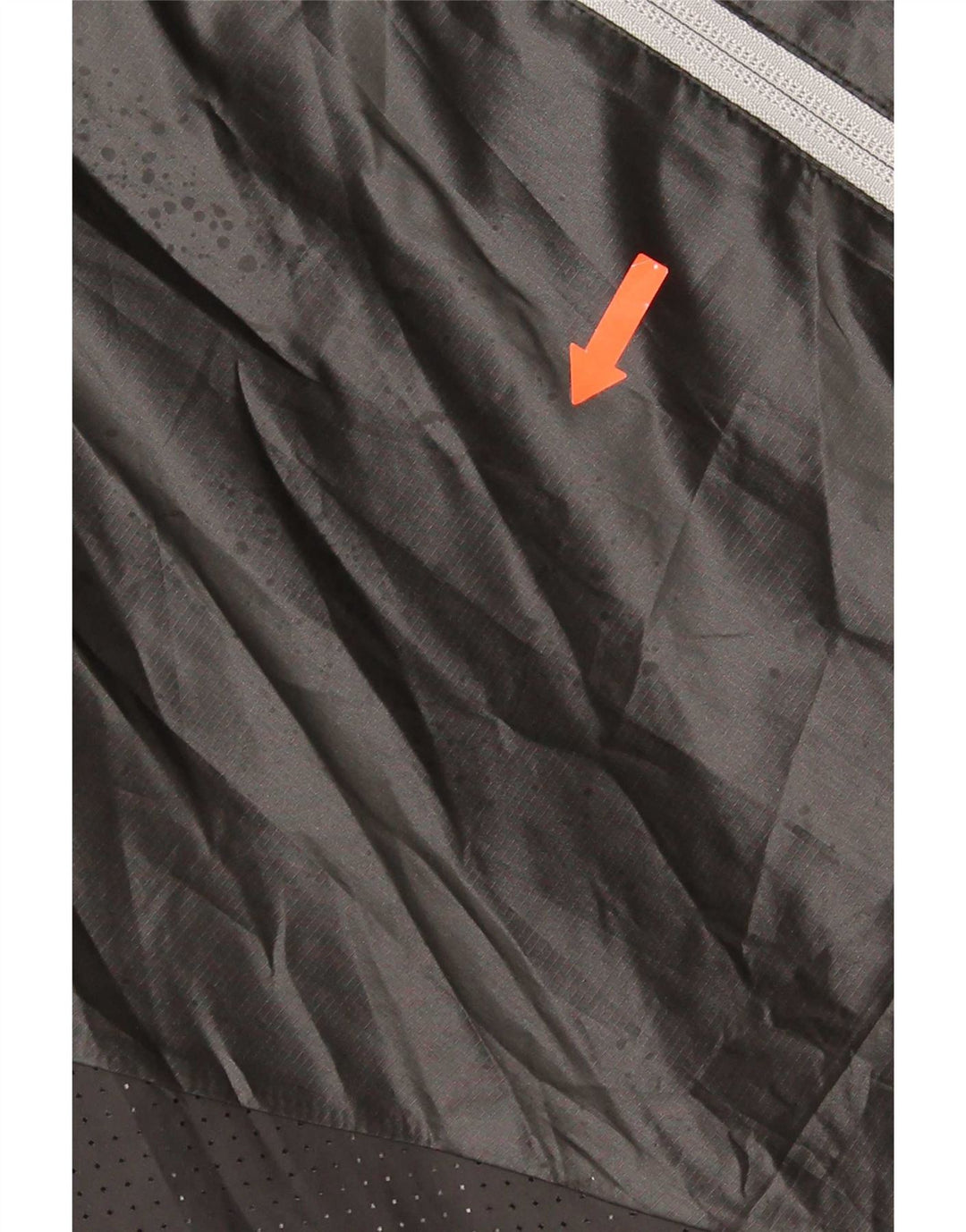 Adidas Ανδρικό μπουφάν βροχής UK 42 XL Μαύρο Colourblock Πολυεστέρας