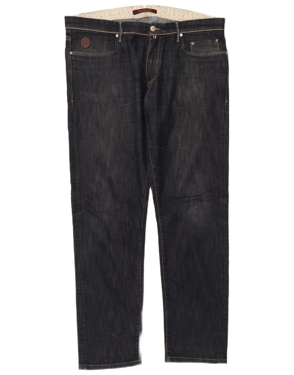 TRUSSARDI Γυναικείο ίσιο τζιν IT 56 3XL W40 L34 Navy Blue