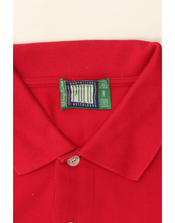 Sergio Tacchini Ανδρικό Πόλο Μπλουζάκι μεγάλο κόκκινο