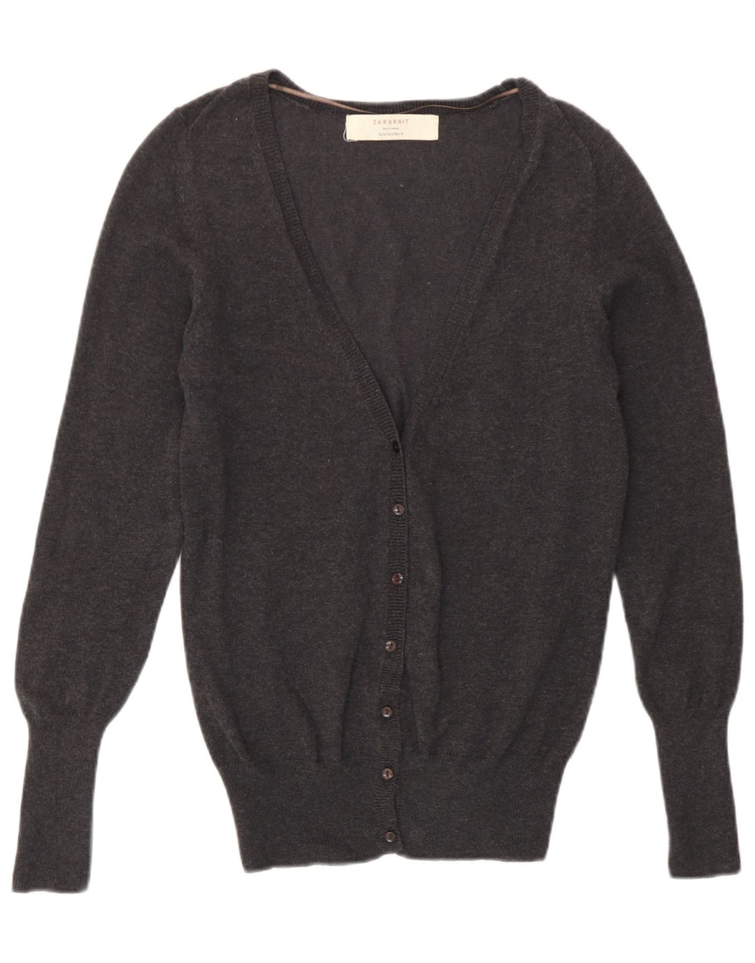 Zara Γυναικεία Ζακέτα UK 10 Small Grey