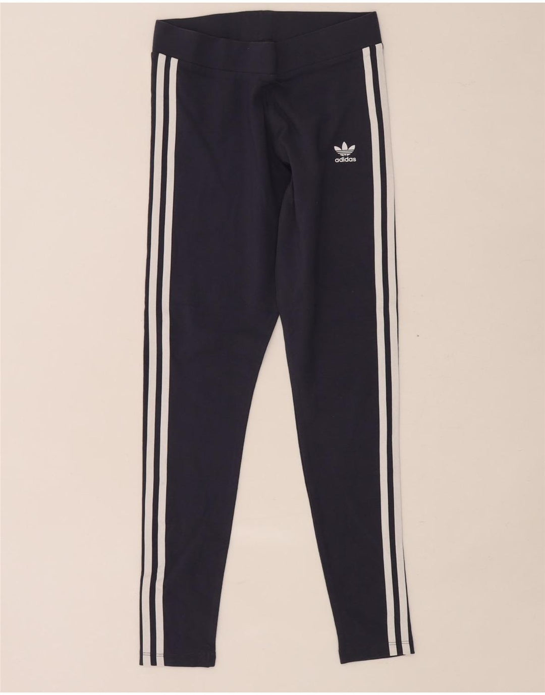Γυναικείο κολάν Adidas UK 12 Medium Navy Blue