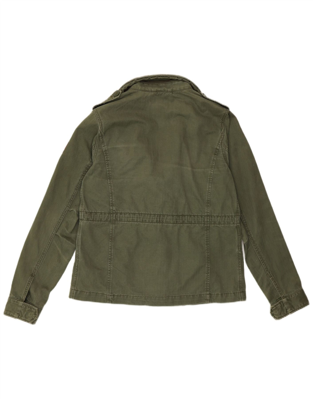Superdry Γυναικείο Στρατιωτικό Μπουφάν UK 14 Μεγάλο Πράσινο Βαμβακερό