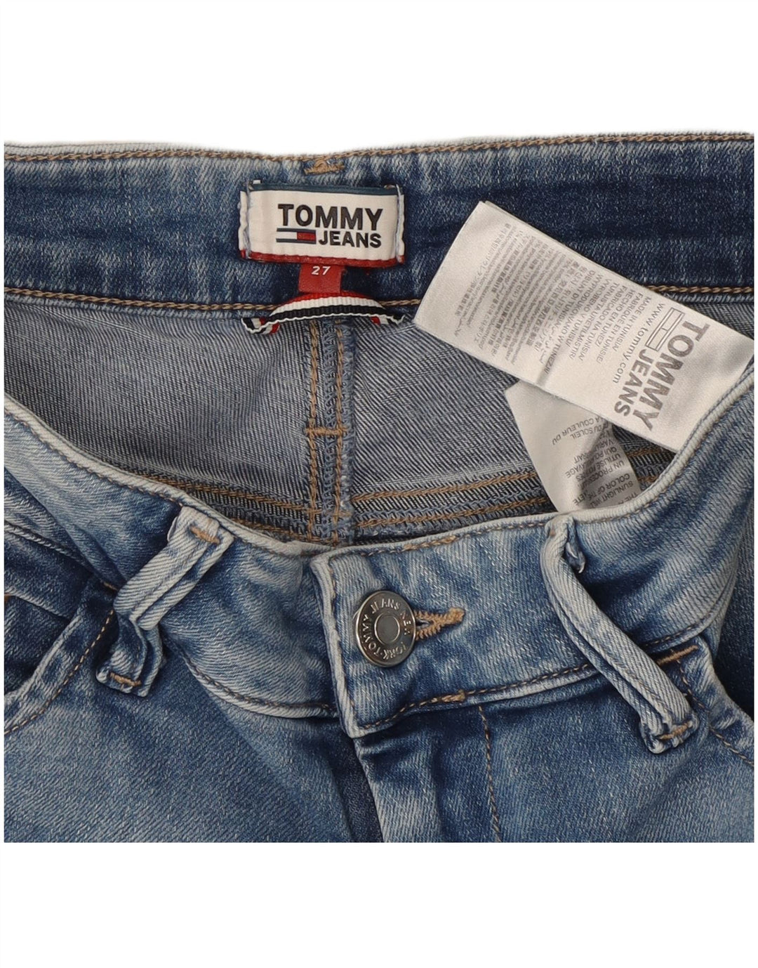Γυναικείο τζιν σορτς Tommy Hilfiger W27 Μικρό μπλε βαμβακερό