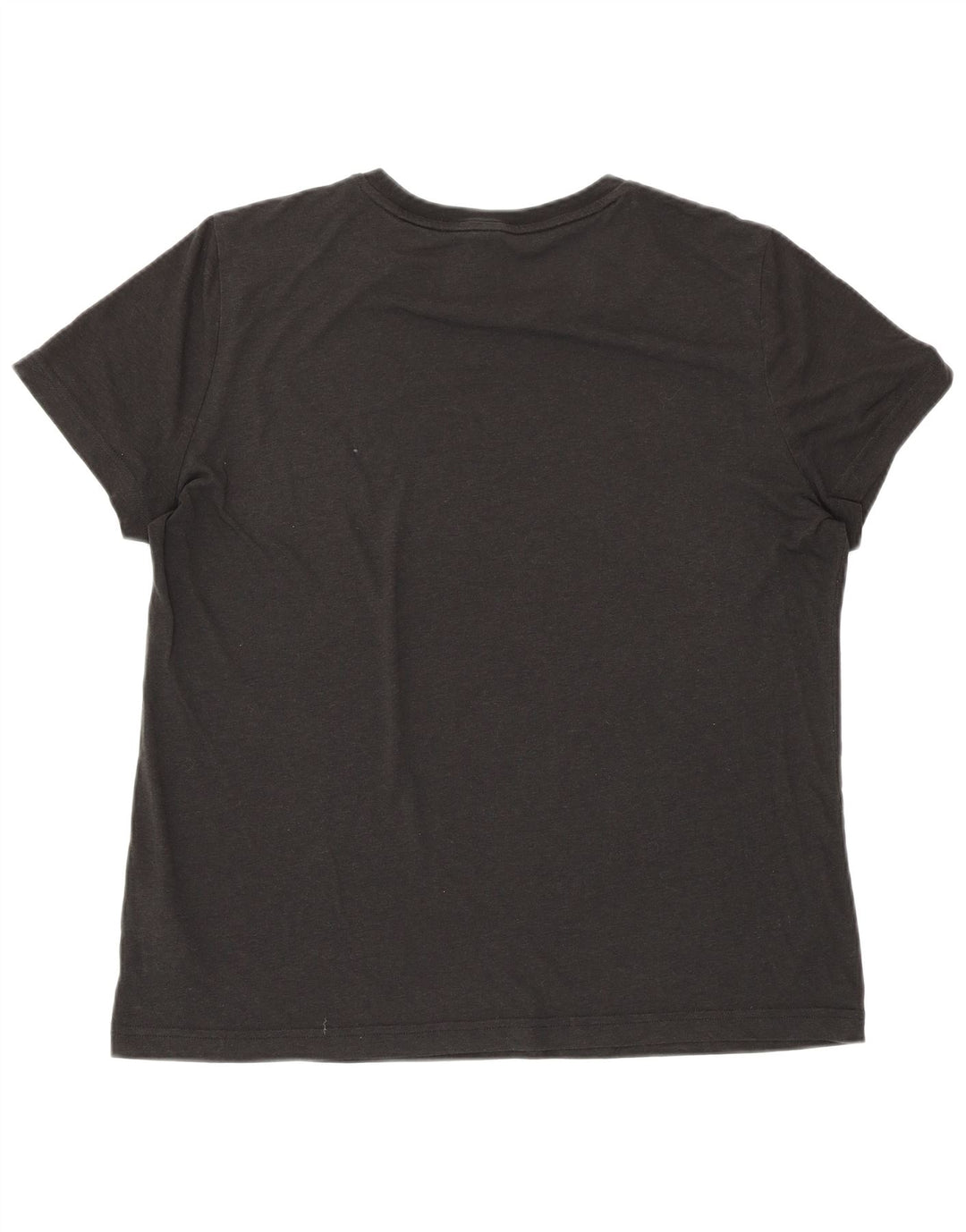 Γυναικείο γραφικό μπλουζάκι ADIDAS Top UK 20/22 XL μαύρο βαμβακερό