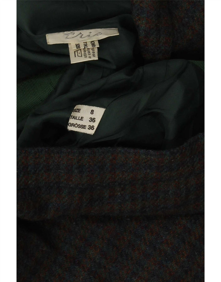 Tris γυναικείο σετ φούστας 2 τεμαχίων UK 8 Small W26 Grey Check