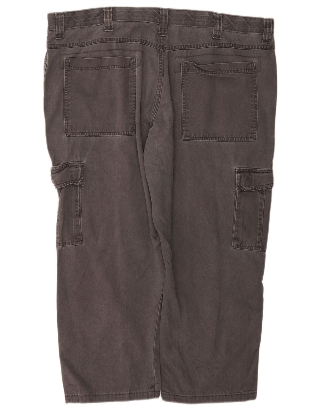 Ανδρικό παντελόνι WRANGLER Straight Cargo Cropped W40 L25 Γκρι βαμβακερό