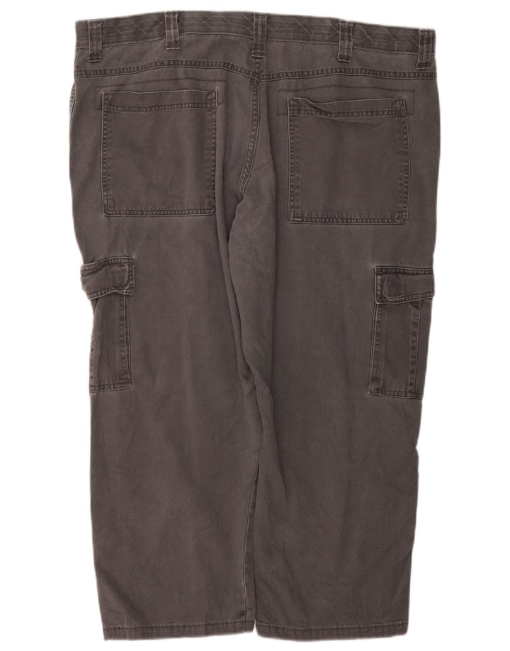 Ανδρικό παντελόνι WRANGLER Straight Cargo Cropped W40 L25 Γκρι βαμβακερό