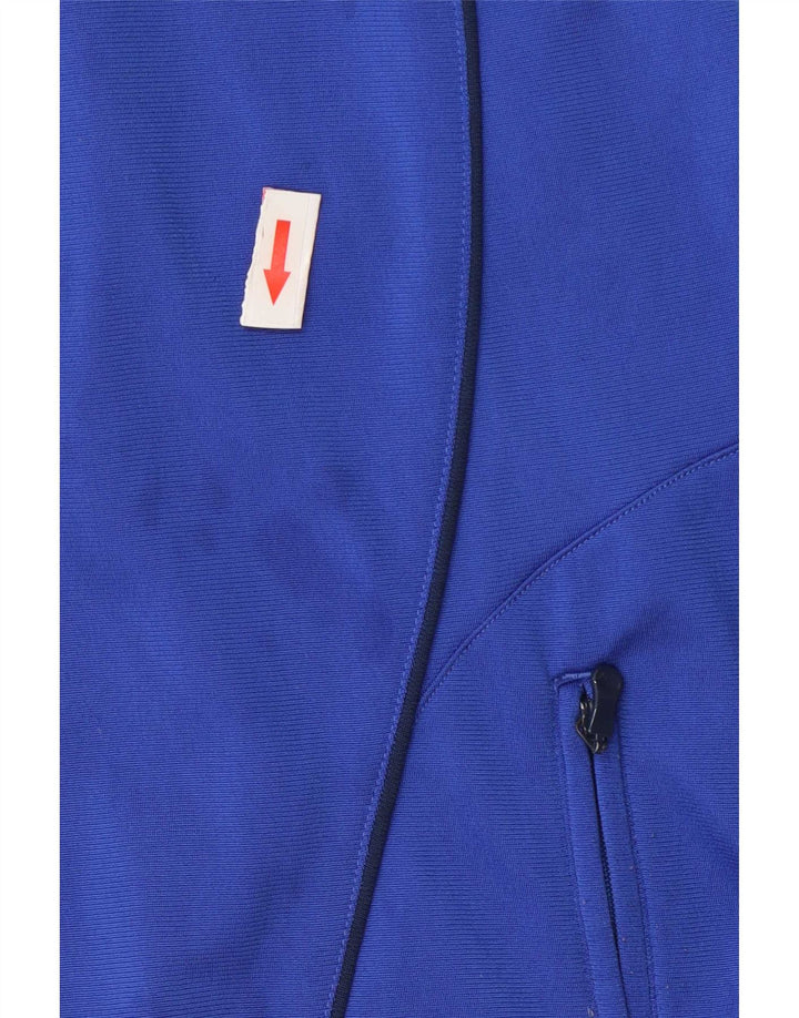 Ανδρική φόρμα Adidas Top Jacket UK 44/46 Large Blue Colorblock Polyester