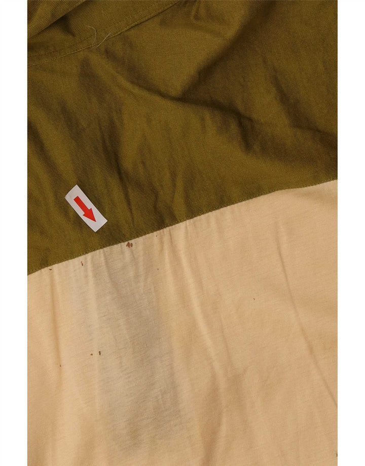 Vintage ανδρικό πουκάμισο πόλο IT 50 Medium Beige Colourblock