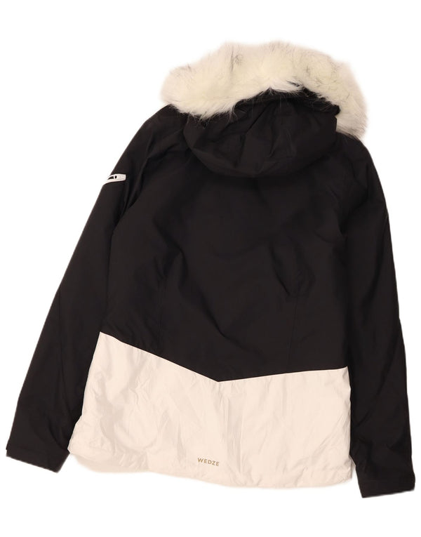Decathlon Γυναικείο τζάκετ με κουκούλα Wedze UK 10 Small Black