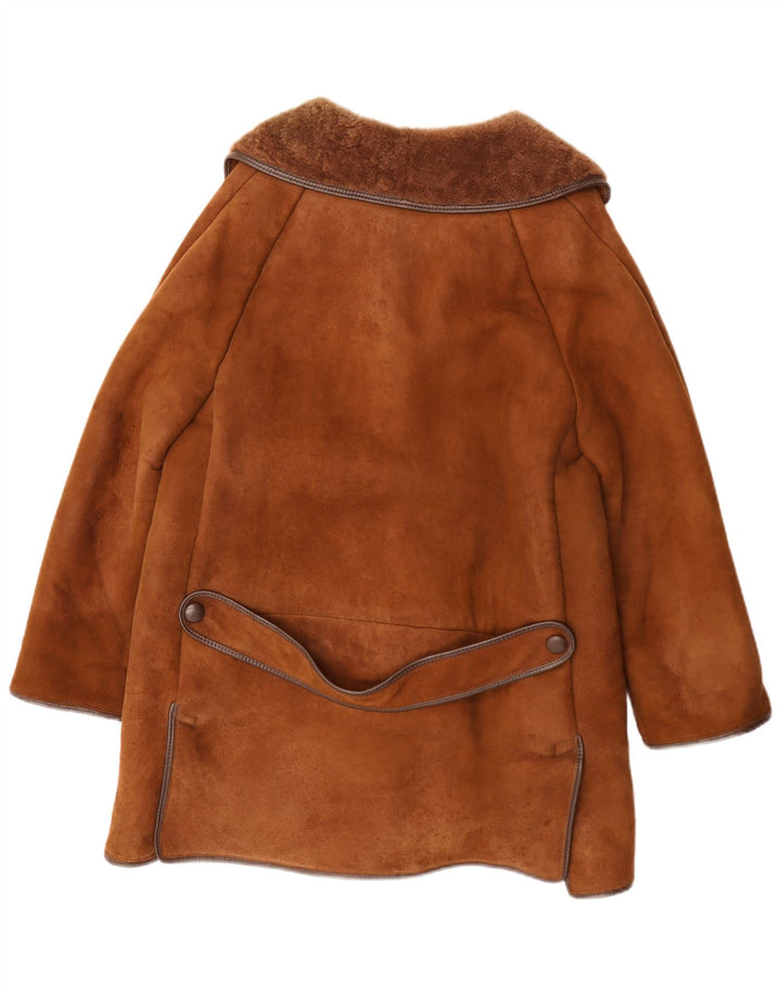 Morlands Γυναικείο Shearling Coat UK 16 Large Brown Sheepskin