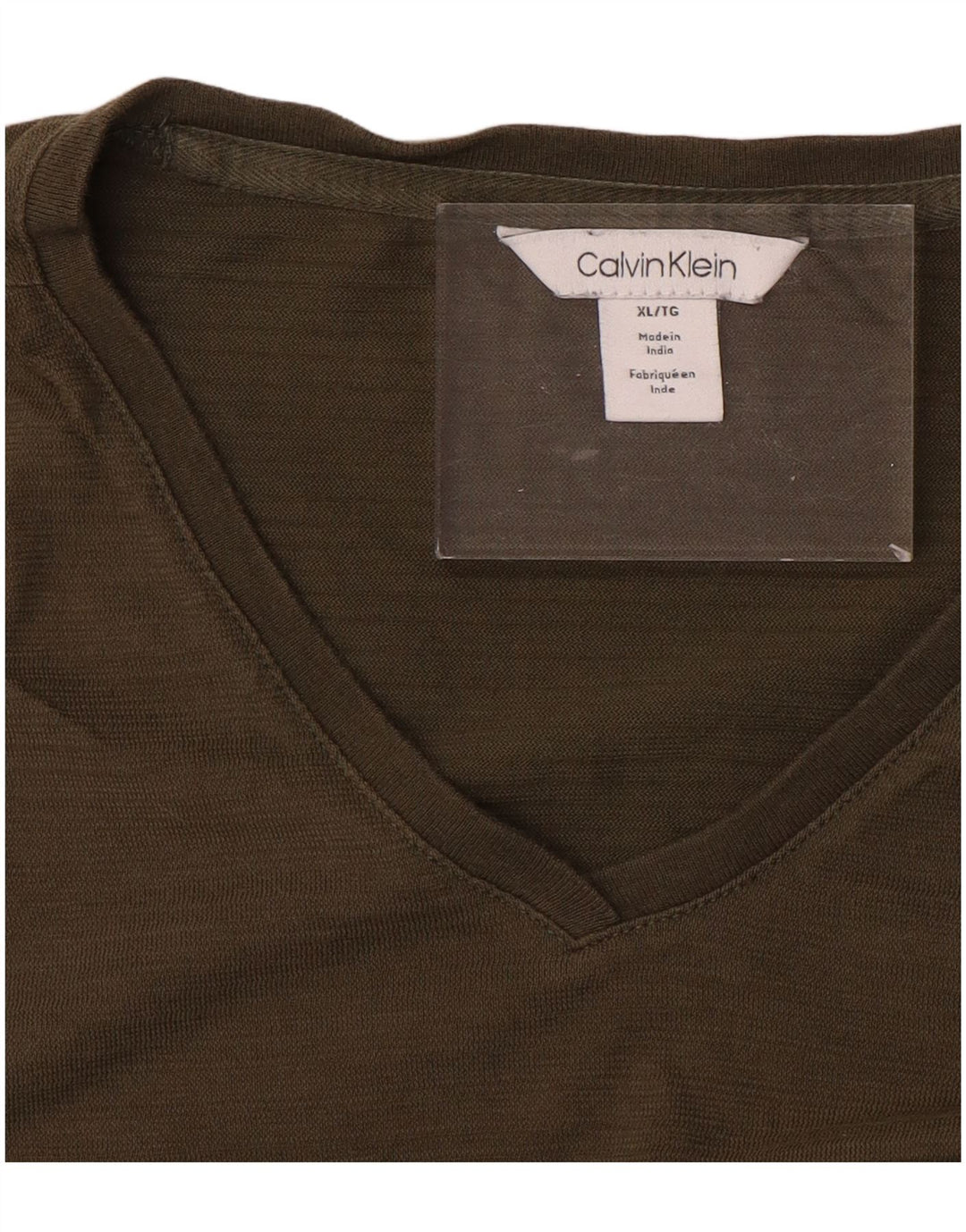Ανδρικό T-Shirt CALVIN KLEIN Top XL Khaki