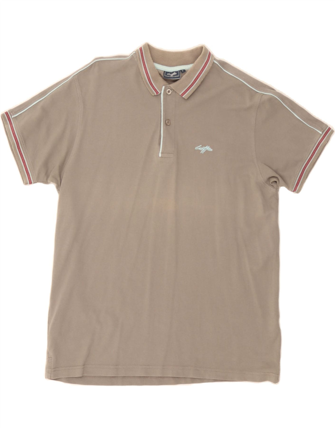 LOTTO Mens Polo Shirt Large Grey Cotton Vintage Lotto and Second-Hand Lotto from Messina Hembry 