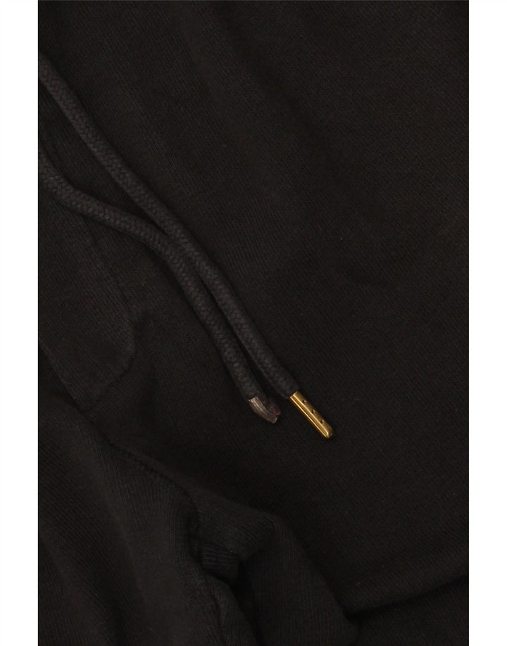 Ανδρικό γραφικό αθλητικό σορτς JACK & JONES, μεσαίο μαύρο χρώμα, βαμβακερό