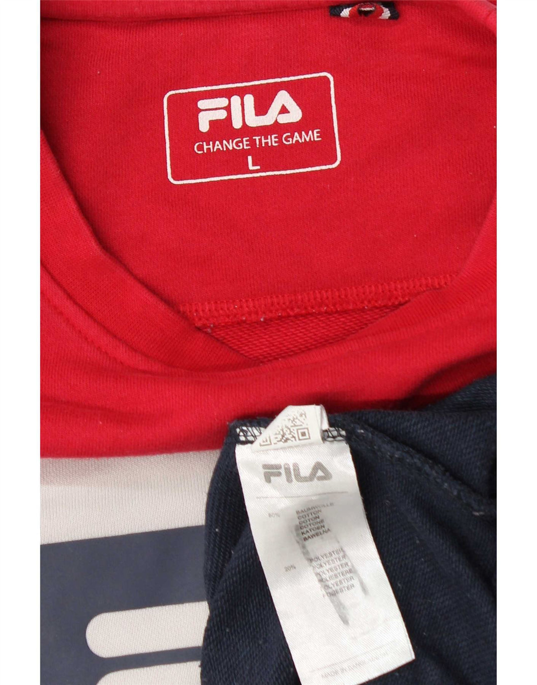 Ανδρικό γραφικό φούτερ Fila Jumper Μεγάλο πολύχρωμο βαμβακερό χρώμα