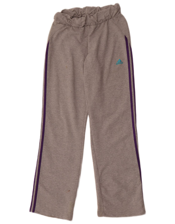 Γυναικεία αθλητική φόρμα Adidas Παντελόνι UK 12 μεσαίο γκρι βαμβακερό