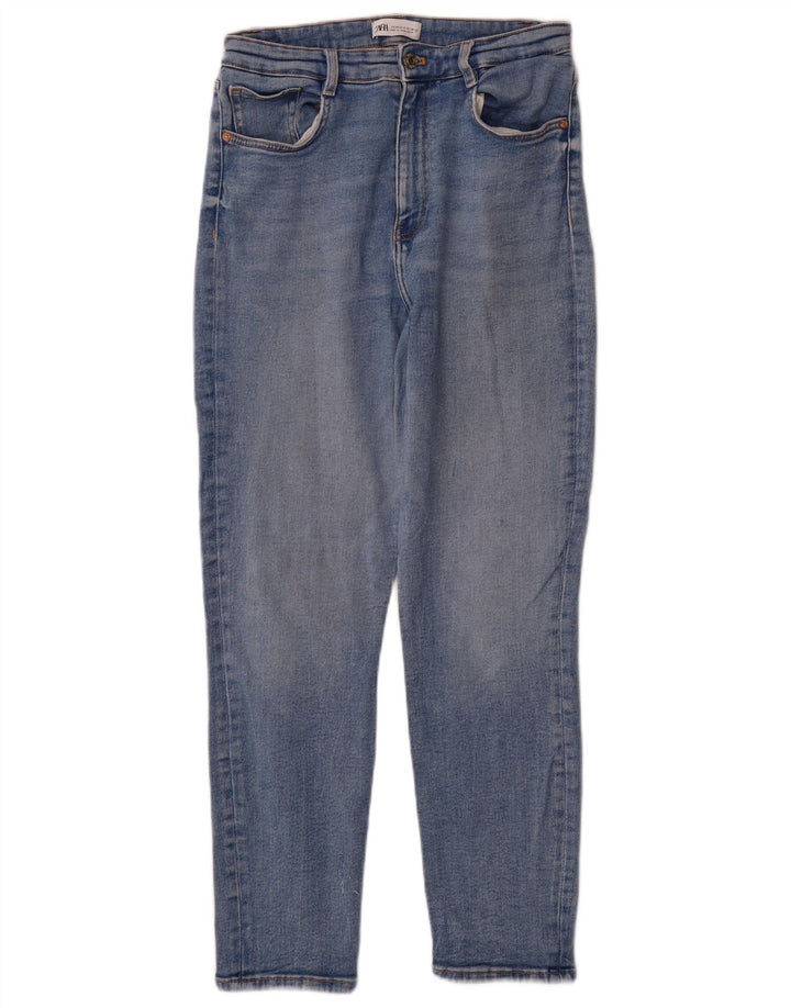 Zara Γυναικείο Tapered Jeans EU 40 Medium W30 L27 Blue Cotton