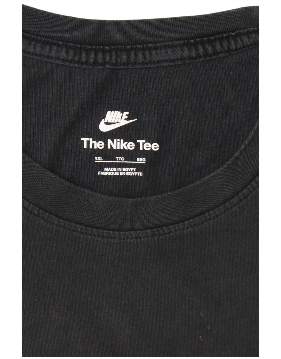 Ανδρικό T-Shirt NIKE Top 2XL Μαύρο βαμβακερό