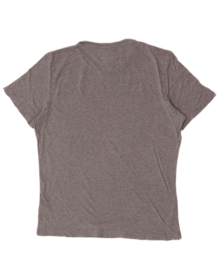 Ανδρικό T-Shirt Tommy Hilfiger Top μεγάλο γκρι βαμβακερό
