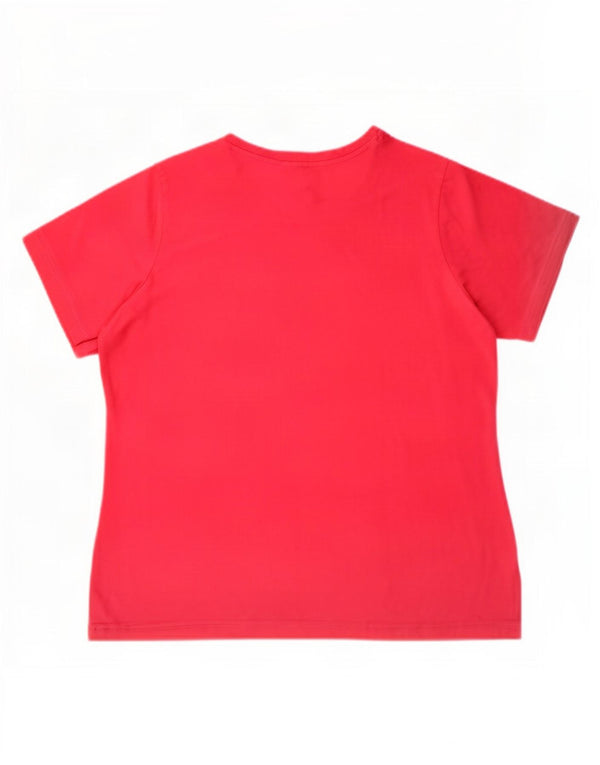 Γυναικείο γραφικό μπλουζάκι Adidas Top UK 28/30 3XL Pink