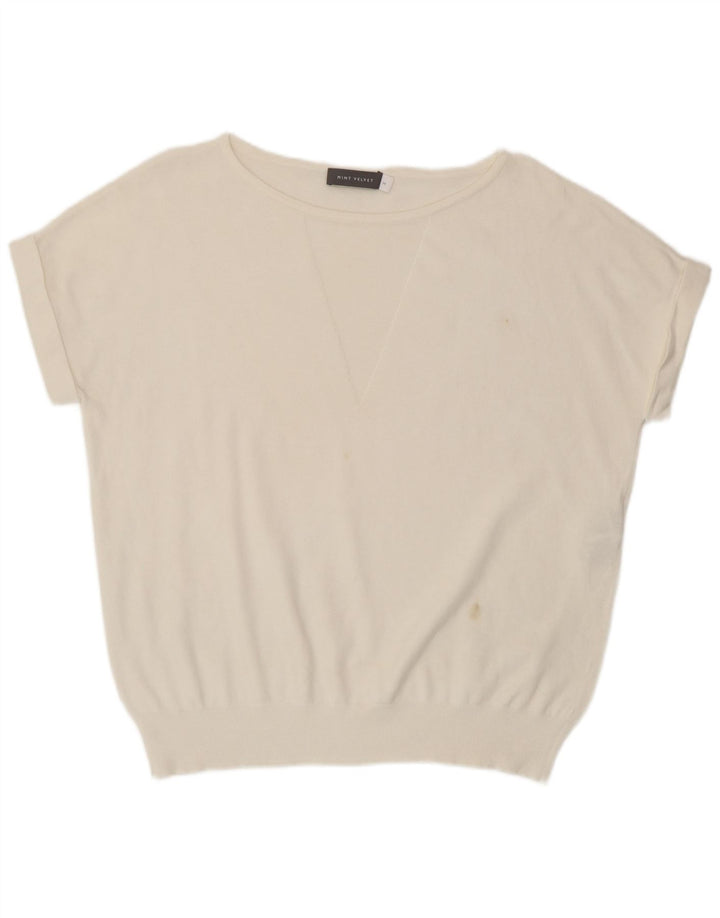 Γυναικεία μπλούζα MINT VELVET Loose Fit Top 12 μεσαίο λευκό πολυαμίδιο